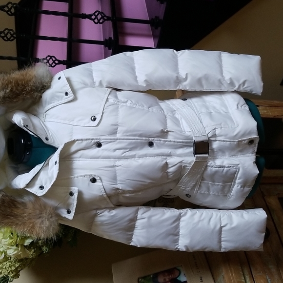 New Andrew Marc Hooded Puffer Jacket - SZ M - Picture 3 of 13